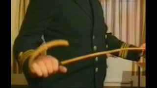 British naval dona caned