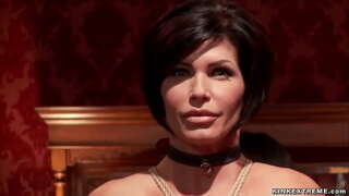 شاندار بڑی چوچیان سنہرے بالوں والی چیری Deville بڑا ڈک بیکار ہے اور پھر fucks جبکہ اس خوبصورت نینسی اشتراک اس کے اور چوسنے کی عادت میں اوپری منزل پارٹی